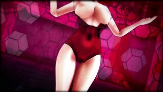 【MMD】Dekane-chan - Girls【R-18】