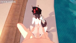 Hu Tao First Time Anal Hentai Genshin Impact