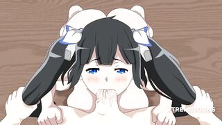 Danmachi - Hestia finally fucks Bell (hentai)