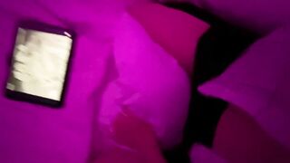 Kawaii girl doing herself and reading lesbian hentai ♡Pillow Humping