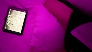 Kawaii girl doing herself and reading lesbian hentai ♡Pillow Humping