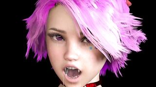 VAMPIRE Babe Stares Into Your Eyes to MIND CONTROL Before A Nice MEAL
