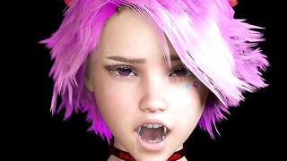 VAMPIRE Babe Stares Into Your Eyes to MIND CONTROL Before A Nice MEAL