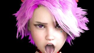 VAMPIRE Babe Stares Into Your Eyes to MIND CONTROL Before A Nice MEAL
