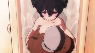 HMV with slut 【Hentai 3D】