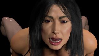 Witcher Anime Cosplay Ciri licking Asian Yennefer Tasty Pusy Licking 3d Hentai