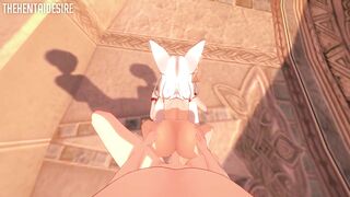 PHARAOH LUPINA GETS HER ASS DESTROYED HENTAI GUARDIAN TALES