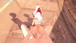 PHARAOH LUPINA GETS HER ASS DESTROYED HENTAI GUARDIAN TALES
