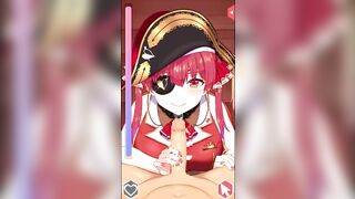 某VTuberの同人エロゲーム 手コキ エロアニメ/エロゲーム実況