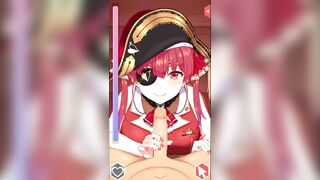 某VTuberの同人エロゲーム 手コキ エロアニメ/エロゲーム実況