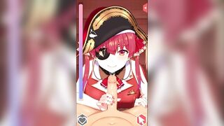 某VTuberの同人エロゲーム 手コキ エロアニメ/エロゲーム実況