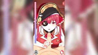 某VTuberの同人エロゲーム 手コキ エロアニメ/エロゲーム実況