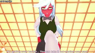 Hentai POV Feet Kneesocks Daemon Panty & Stocking With Garterbelt at the Casino!