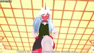 Hentai POV Feet Kneesocks Daemon Panty & Stocking With Garterbelt at the Casino!