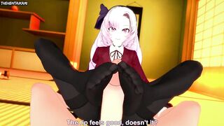 Hentai POV Feet Hyakumantenbara Salome VTuber