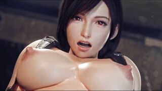 3D Hentai: Tifa LockHart Anal Dick Ride Final Fantasy 7 Remake Tifa Uncensored Hentai