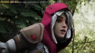 Ashe-CumOnMe HMV Compilation (Overwatch)【Hentai 3D】