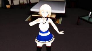 【MMD】Pjanoo Izumi Shimizu [Physical Strip]【R-18】