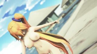 【MMD】HK Neru Cold Water【R-18】