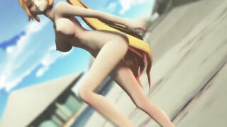 【MMD】HK Neru Cold Water【R-18】