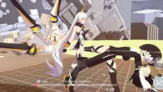 Kiana Kaslana Herrscher of the Void - ryona - Chinese 空之律者 良娜 / Japanese 空の律者 リョナ