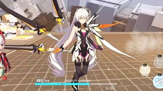 Kiana Kaslana Herrscher of the Void - ryona - Chinese 空之律者 良娜 / Japanese 空の律者 リョナ