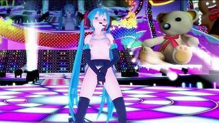 Hatsune Miku Fingering On Stage & Squirting On The Crowd