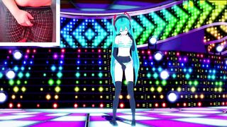 Hatsune Miku Fingering On Stage & Squirting On The Crowd