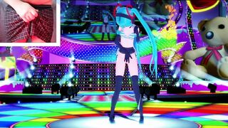 Hatsune Miku Fingering On Stage & Squirting On The Crowd