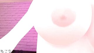 おっぱいどうぞ♥声入りフルトラ3Dえっち♥猫舐つな♥エロVtuber