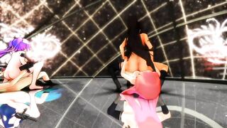【SEX-MMD】Yamato & I-19 Iku Elect Sex【R-18】