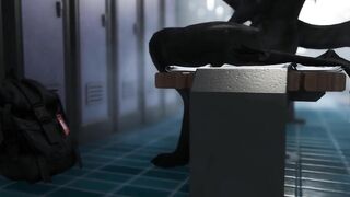 CUMMING HARD IN SHOWER QUICKIE - Made by @barry_sl / Second Life Yiff