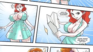 Sister throwdown - Boobs giantess growth