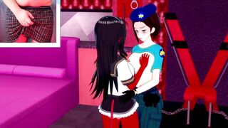 Jill Valentine Fucks Succubus Meru Nyaa
