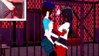 Jill Valentine Fucks Succubus Meru Nyaa