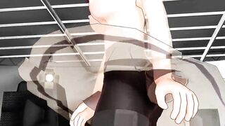 【MMD】The Girl Who Leapt Present - Battle Girl【R-18】