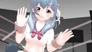 【MMD】The Girl Who Leapt Present - Battle Girl【R-18】