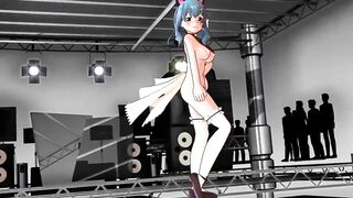 【MMD】The Girl Who Leapt Present - Battle Girl【R-18】