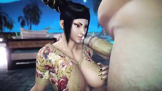 Bitch loves her daddy with a fat cock【Hentai 3D】