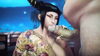 Bitch loves her daddy with a fat cock【Hentai 3D】
