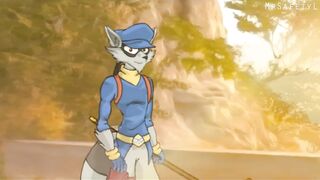 Sly Cooper fucks Carmelita Fox (Short movie)【Hentai 3D】
