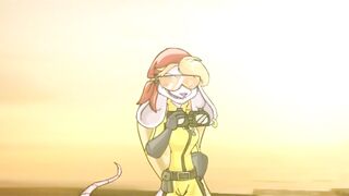 Sly Cooper fucks Carmelita Fox (Short movie)【Hentai 3D】
