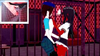Jill valentine Fuck Meru succubus
