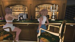 Pantyhose Lesbians in a Tree House