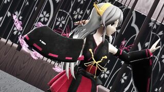 【SEX-MMD】Gokuraku Jodo in Haruna (camera modified version)【R-18】