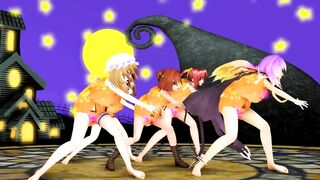 【MMD】[Touhou] Kimagure Mercy [Halloween]【R-18】