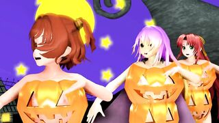 【MMD】[Touhou] Kimagure Mercy [Halloween]【R-18】