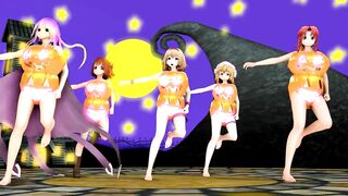 【MMD】[Touhou] Kimagure Mercy [Halloween]【R-18】