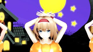 【MMD】[Touhou] Kimagure Mercy [Halloween]【R-18】