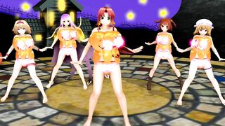 【MMD】[Touhou] Kimagure Mercy [Halloween]【R-18】